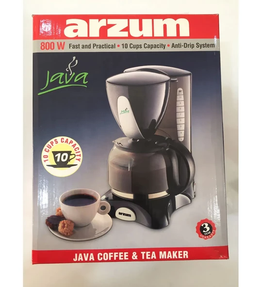 Arzum Java Filtre Kahve Makinesi Ve Çay Makinası ürün görseli 1