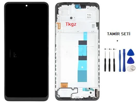 Tkgz - Xiaomi Redmi NOTE 12 -4G- Lcd Ekran Dokunmatik TFT Full Çıtalı + Tamir Kiti ürün görseli 1