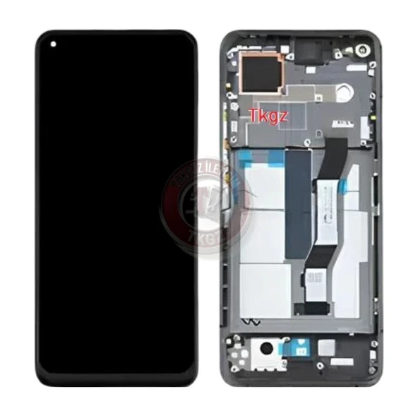 Tkgz - Xiaomi Mİ 10T Lcd Ekran Dokunmatik Siyah Full Çıtalı ürün görseli 1