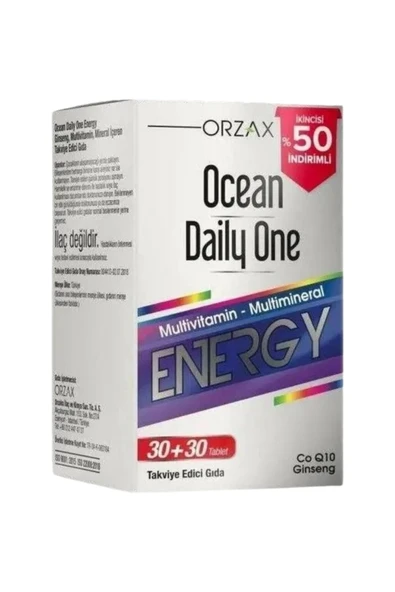 Ocean Daily One Energy 30+30 Tablet - İkincisi %50 ürün görseli 1