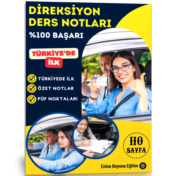 Ehliyet Direksiyon Ders Notları ürün görseli 1