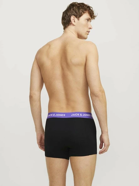 Jack Jones Caxel Solıd 3 Lü Paket Erkek Boxer 12268482 - Resim 4