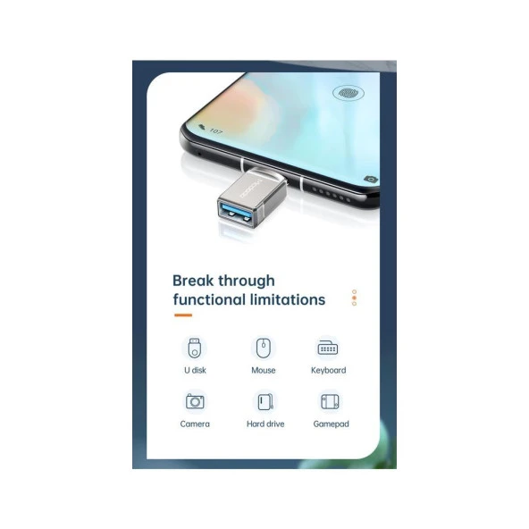 Mcdodo Typec Usb 3.0 Otg Çevirici Adaptör Ot-8730 - Resim 3