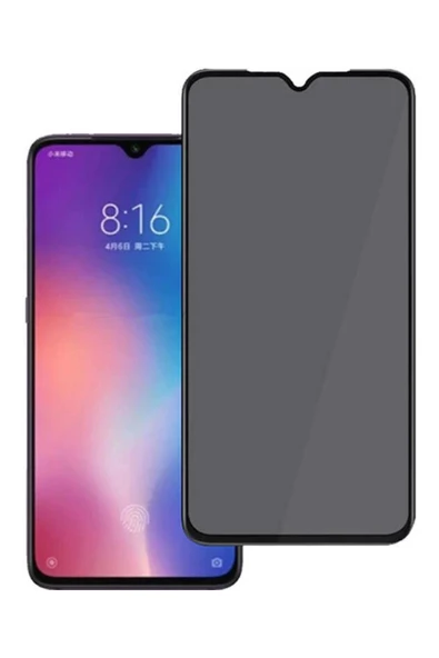 Samsung Galaxy A34 Uyumlu Tam Kaplayan Hayalet Cam Siyah Karartma Ekran Koruyucu Cam Anti-Static Özellikli Siyah Çerçeveli ürün görseli 1