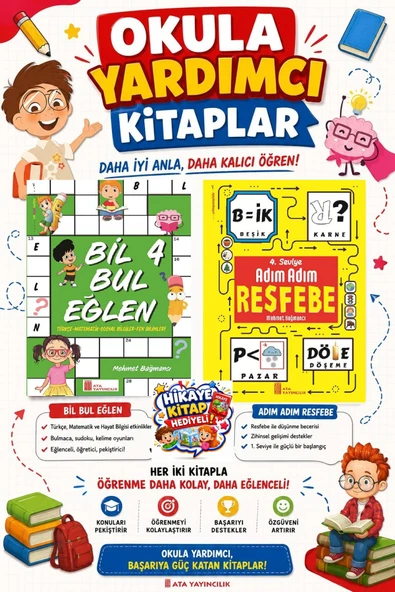 Ata 4.Sınıf Resfebe + Bil Bul Eğlen ürün görseli 1