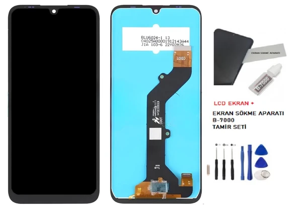 Tkgz - İnfinix HOT 12İ Lcd Ekran Dokunmatik + B-7000 + Tamir Kiti ürün görseli 1