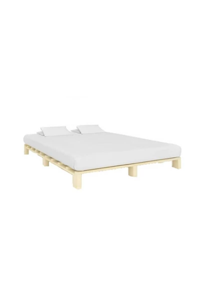Pinoxi Ahşap Platform Karyola 140x200 Cm - Resim 2