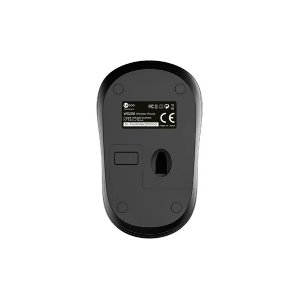 Lenovo Lecoo WS206 Kablosuz Mouse Siyah - Resim 6