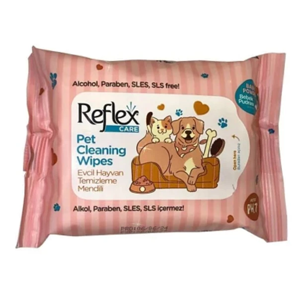 Reflex Pet Cleaning Towel Islak Mendil 10 Lu ürün görseli 1