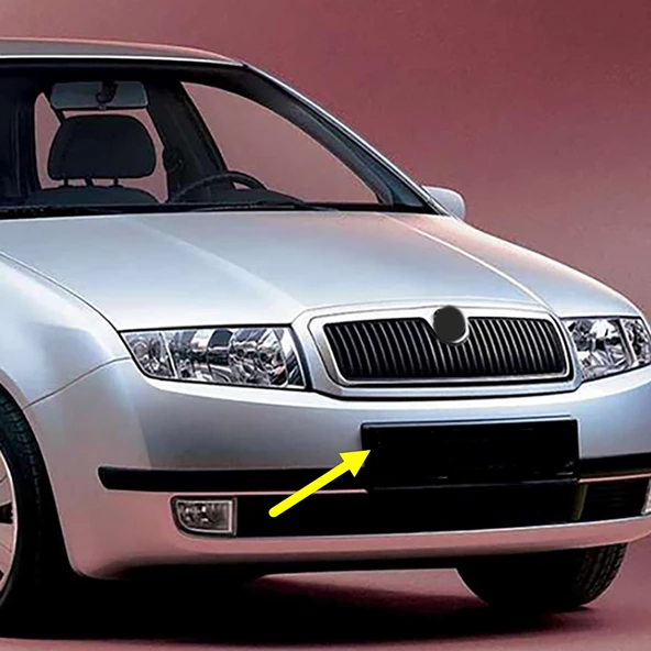Skoda Fabia 2000-2004 Ön Tamponun Plaka Alt Plastiği 6Y0807287C ürün görseli 1