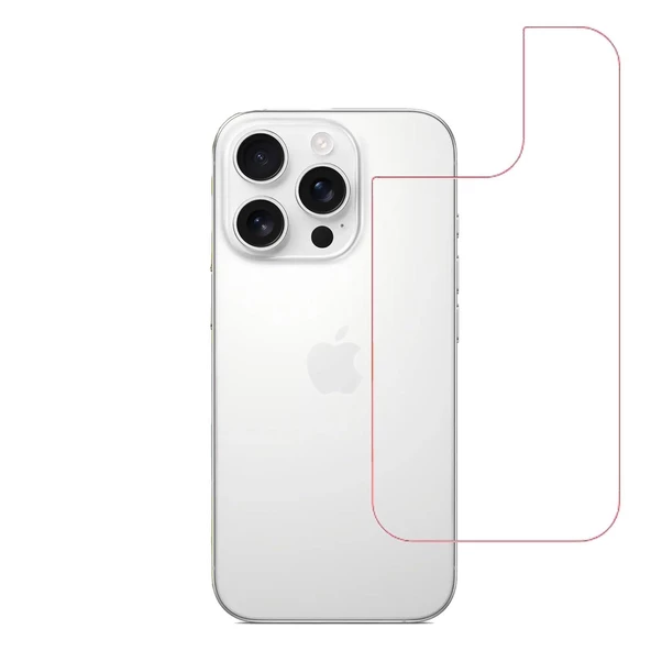 Iphone 16 Pro Max Uyumlu MAT Arka Esnek Nano Koruyucu ürün görseli 1