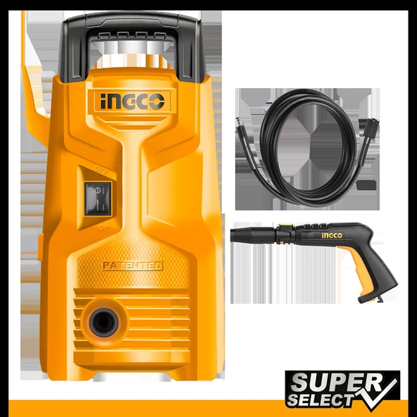 Ingco Hpwr12008 Yüksek Basınçlı Yıkama Makinesi 1200w ürün görseli 1