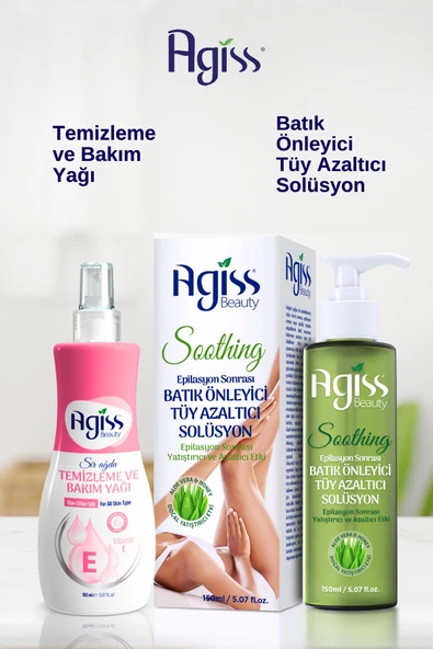 Temizleme ve Bakım Yağı 150 ml - Epilasyon Sonrası Batık Önleyici Tüy Azaltıcı Solüsyon ürün görseli 1