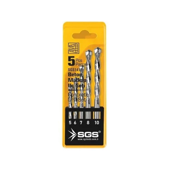 Sgs 1415 Beton Matkap Ucu Seti 5 Parça ürün görseli 1