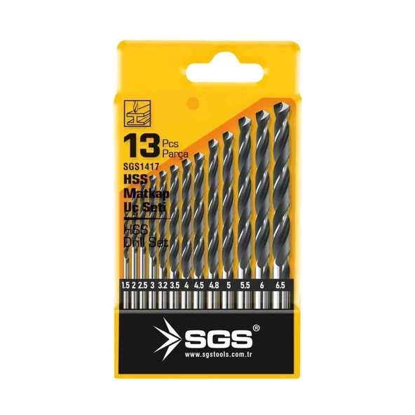 Sgs 1417 Metal Matkap Ucu Seti 13 Parça ürün görseli 1