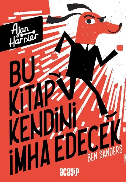 Ajan Harrier/Bu Kitap Kendini İmha Edecek/Ben Sanders/Acayip Kitaplar ürün görseli 1