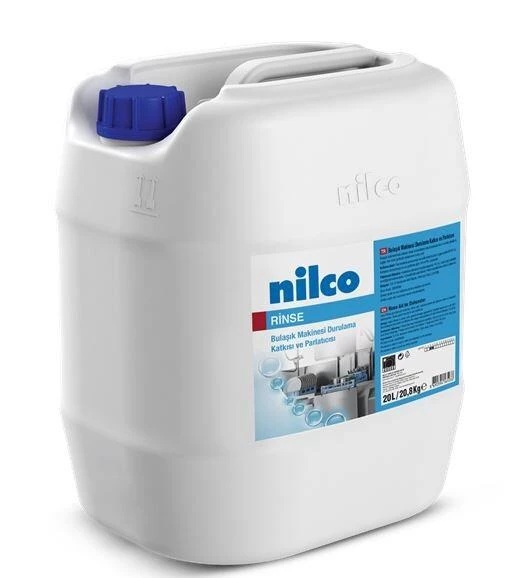 Nilco RINSE 20 L/20,2 KG ORTA VE SERT SULARDA ETKİLİ BULAŞIK MAKİNESİ DURULAMA ÜRÜNÜ ürün görseli 1
