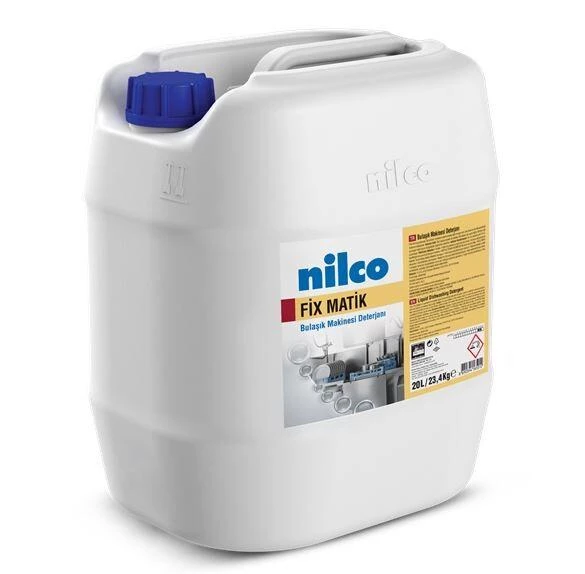 Nilco FIX MATIK 20LT/23,1KG ORTA VE SERT SULARDA ETKİLİ BULAŞIK MAKİNESİ DETERJANI ürün görseli 1