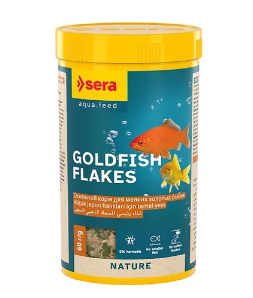 Sera Goldfish Flakes Nature 250 ml Skt: 11/2028 ürün görseli 1