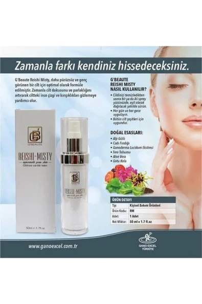 GANO EXCEL REİSHİ MİSTY FACE MİST - Resim 2