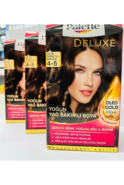 PALETTE SAÇ BOYASI - DELUXE 4-5 ALTIN PARILTILI MOCHA ürün görseli 1