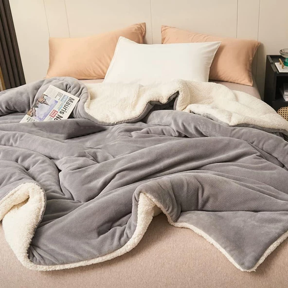 Sherpa Polar Battaniye Çift Taraflı Çift Kişilik 220x240 cm ürün görseli 1