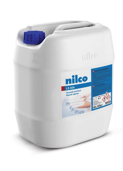 Nilco LS 606 20 L/22 KG PERASETİK ASİT BAZLI HİJYENİK AĞARTICI ürün görseli 1