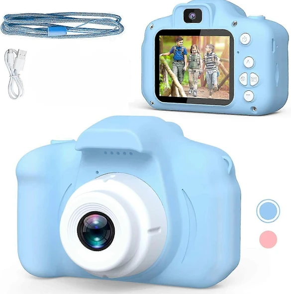 QASUL Selfie Çocuk Kamerası En İyi Doğum Günü Hediyeleri  Dijital Video Kamera Fotoğraf Makinesi ürün görseli 1
