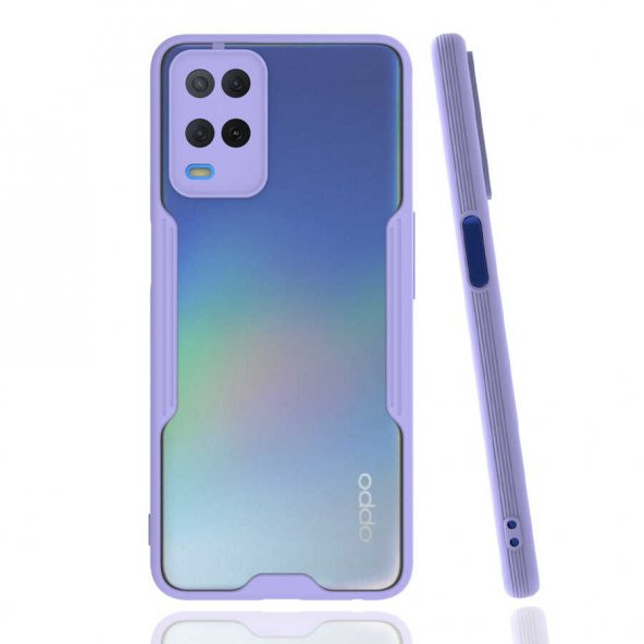 Ceponya Oppo A54 4G Kılıf Kamera Korumalı Arkası Şeffaf Silikon ürün görseli 1