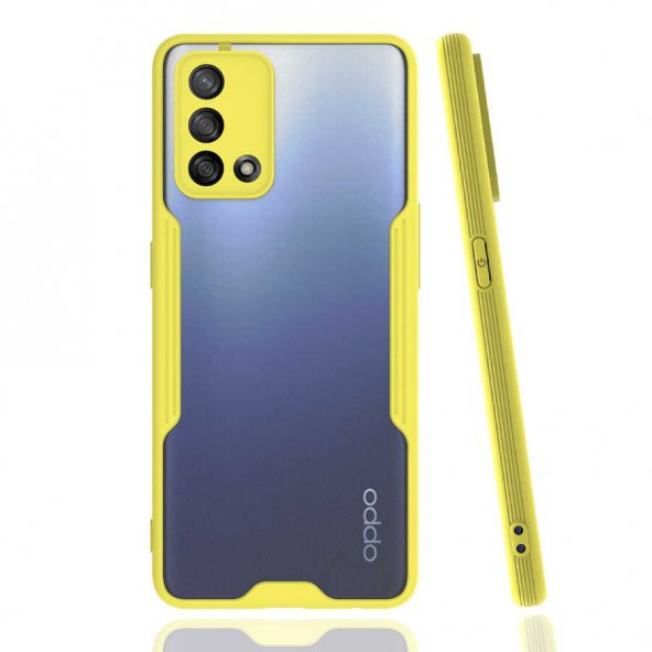 Ceponya Oppo A74 4G Kılıf kamera Korumalı Arkası Şeffaf Silikon ürün görseli 1