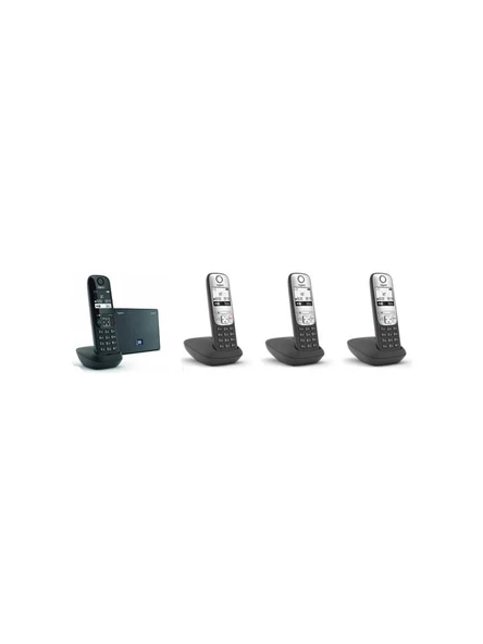 Gigaset Analog & Ip 4 Dahili Dect Telsiz Kablosuz Telefon Santrali AS690IP-A690 ürün görseli 1