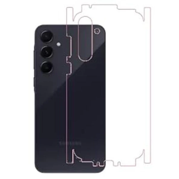 Samsung A55 ile Uyumlu MAT TPU Arka Kaplama 360 ürün görseli 1