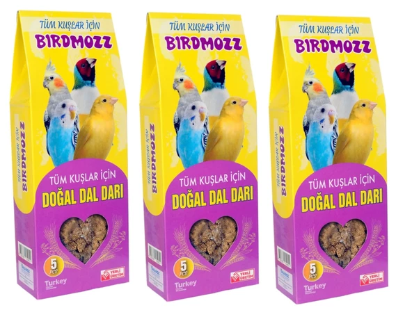 BirdMozz Doğal Sarı Dal Darı 5li Paket 3 Adet ürün görseli 1