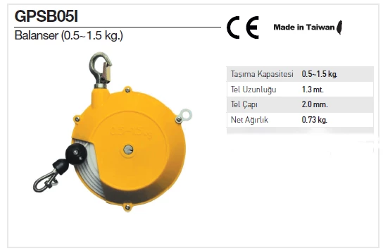 Gison GP-SB05I Balanser 0.73KG - Resim 2