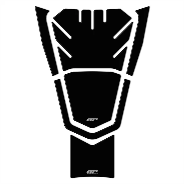 GP Kompozit Honda PCX 125 2021-2024 Uyumlu Tank Pad Siyah ürün görseli 1
