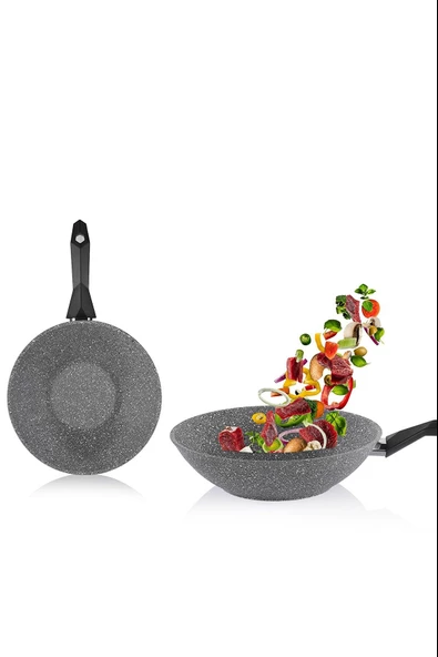 Schafer Cory Yanmaz Yapışmaz Wok Tava 28 CM ürün görseli 1