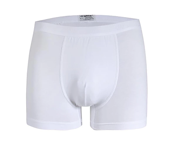 3 Adet Yıldız Erkek Modal Likralı Boxer Short Beyaz 39 ürün görseli 1