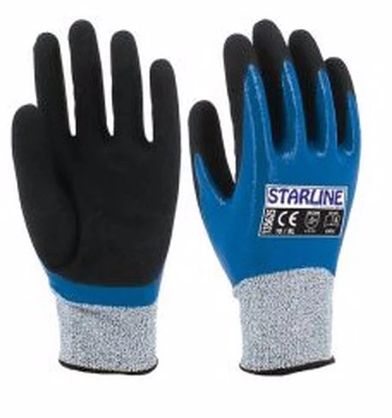 Kesilmez Eldiven E-135625 Nitril Köpük Starline 4x43c 10 Numara ürün görseli 1