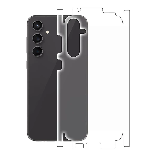 Samsung Galaxy S23 FE ile Uyumlu MAT TPU Arka Kaplama 360 ürün görseli 1