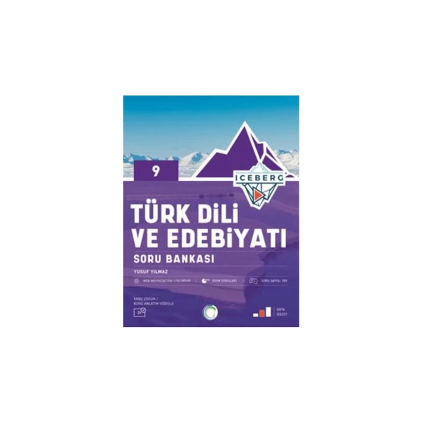 9. Sınıf Iceberg Türk Dili Ve Edebiyatı Soru Bank ürün görseli 1