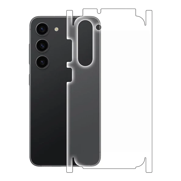 Samsung Galaxy S23 Plus ile Uyumlu MAT TPU Arka Kaplama 360 ürün görseli 1