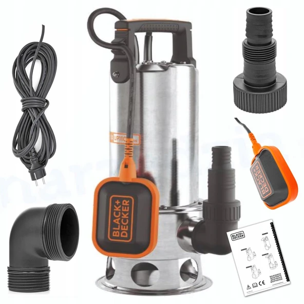 Black & Decker BXUP1100XDE Kirli Su Dalgıç Pompa 1100 W ürün görseli 1