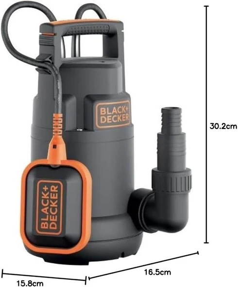 Black & Decker BXUP250PCE Temiz Su Dalgıç Pompa 250W - Resim 4