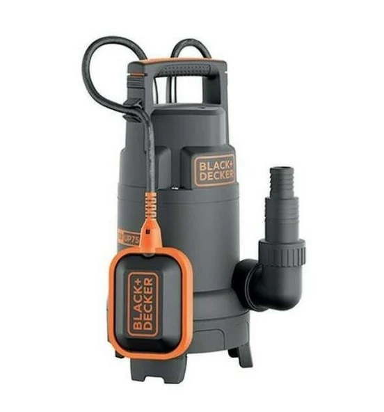 Black & Decker BXUP750PTE Temiz ve Kirli Su Dalgıç Pompa 750W ürün görseli 1