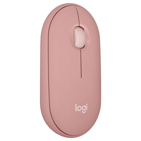 Logitech Pebble 2 Combo Blutooth Kablosuz Klavye Mouse Seti Pembe 920-012247 - Resim 3