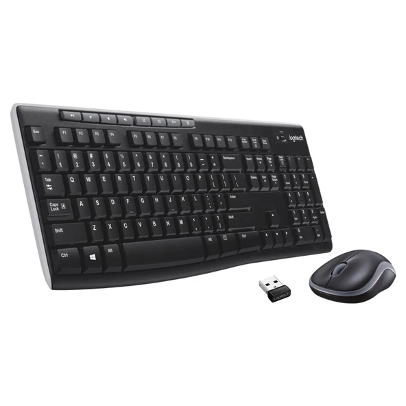 Logitech MK270 Kablosuz Klavye Mouse 920-004525 ürün görseli 1