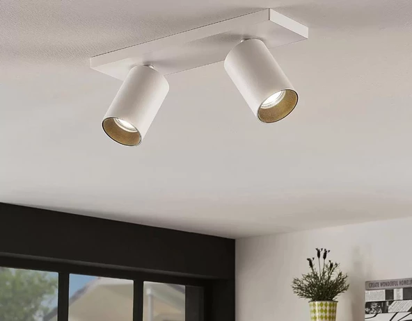 mylights led aplikve avize   ikili led avize led spot panasonıc ampullü  gün ışı ampullü ürün görseli 1