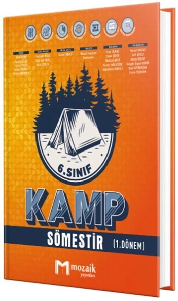 6. Sınıf Kamp Sömestir 1. Dönem Mozaik Yayınları ürün görseli 1