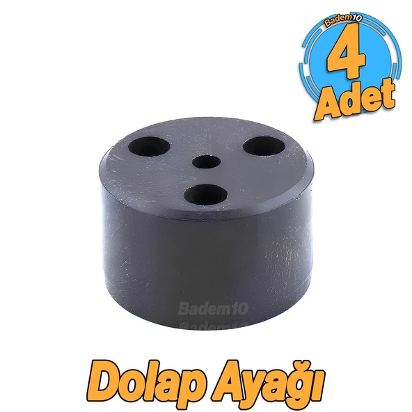 Kapsül 3.7 cm Siyah 4 ADET Mobilya Ayak Yükseltici Baza Ayağı Koltuk Kanepe Altı Puf Ayakları ürün görseli 1