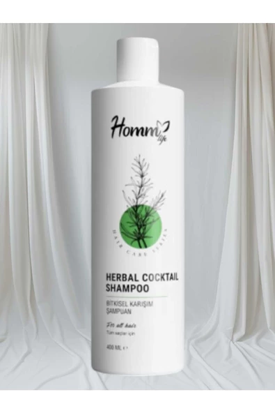 HOMM LIFE HERBAL COCTAIL ŞAMPUAN 400ML - Resim 2